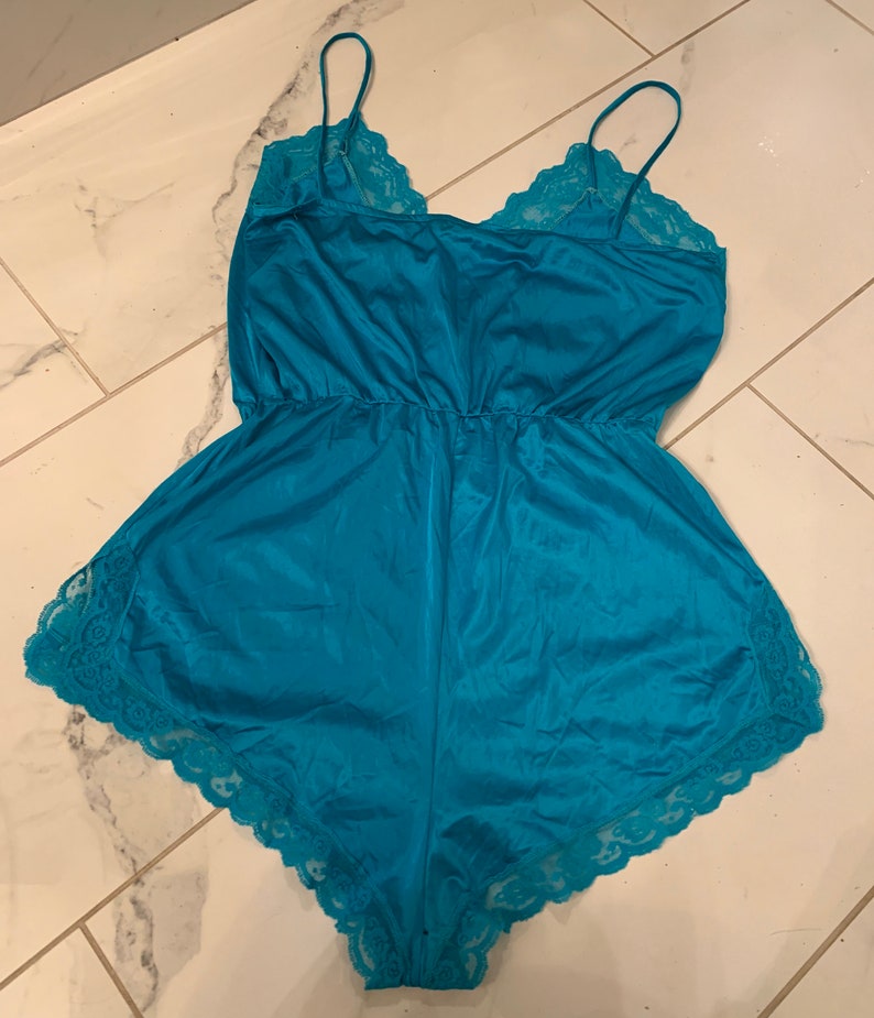 Vintage one piece TEDDY 1970S lingerie