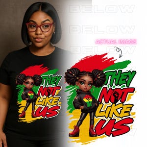 Diseño JPG de "No les gustamos" / Arte con sudadera con capucha Afro Puffs Black Girl / Gráfico de camiseta Juneteenth RBG / Archivo de sublimación de orgullo cultural