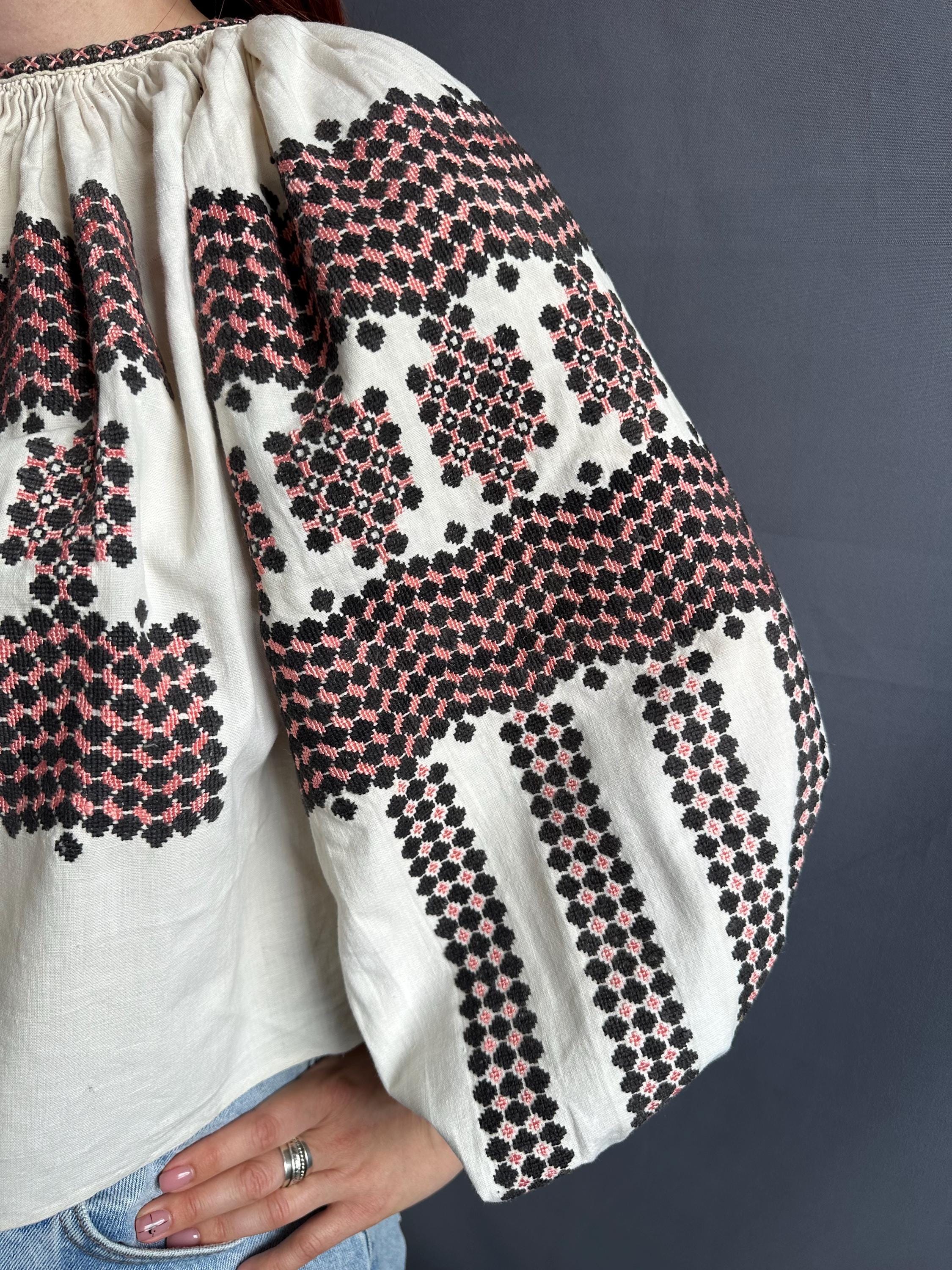 刺繍入りブラウス アンティークブラウス 刺繍入りトップス 