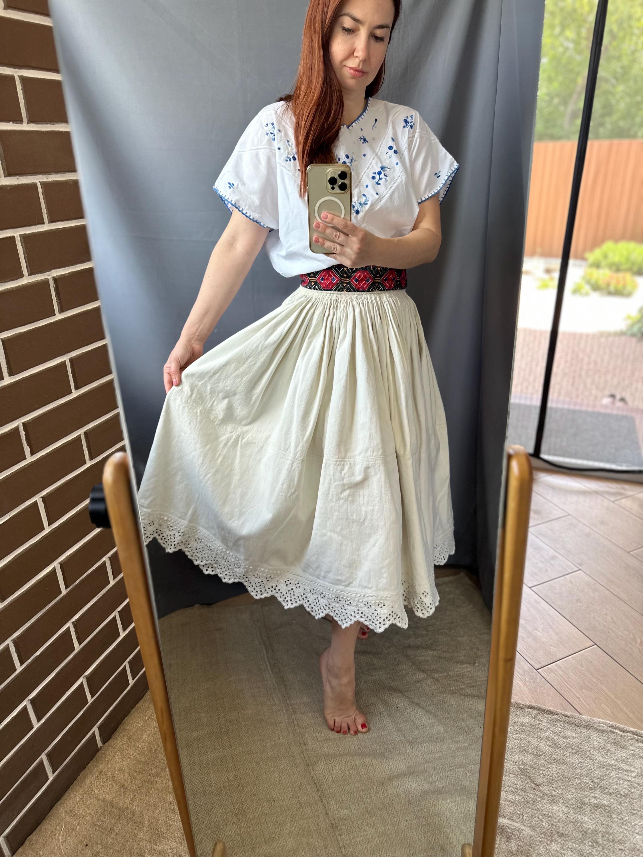 Embroidered Hungarian Skirt - Etsy