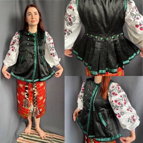 Vest Vintage vest Folk clothes Vintage outfit Han… - image 1