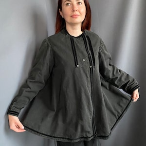 Antique vest  Jacket with sleeves Folk vest Ukrainian traditional womens clothes  outfit  Kersetka Gift for her birthday Vintage charm