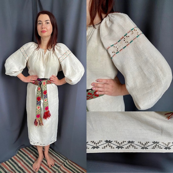 Antique dress Embroidered dress! Bohemian style An