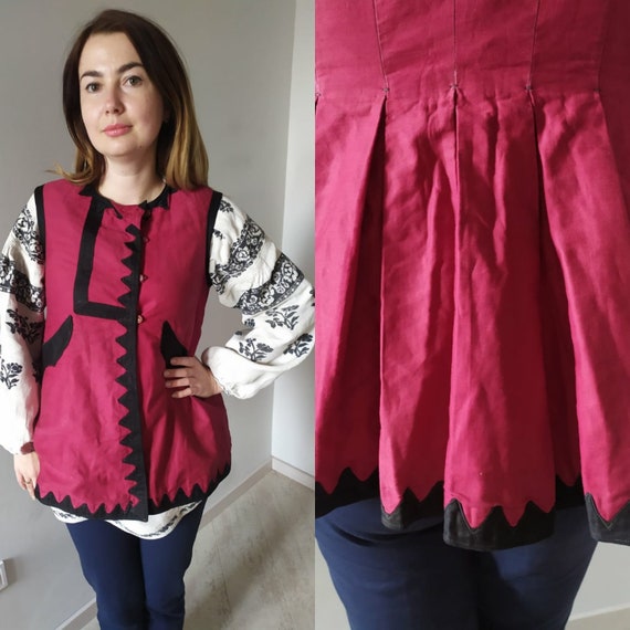 Beautiful ukranian vest Antique vest Antique cloth