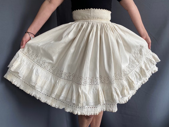 Romanian Skirt Hungarian skirt Vyshyvanka skirt V… - image 5