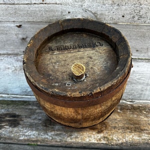 Wooden barrel Beer antique barrel Handmade barrel bar Antique wooden keg Vintage home barware decoration Tavern barrel Gift for her