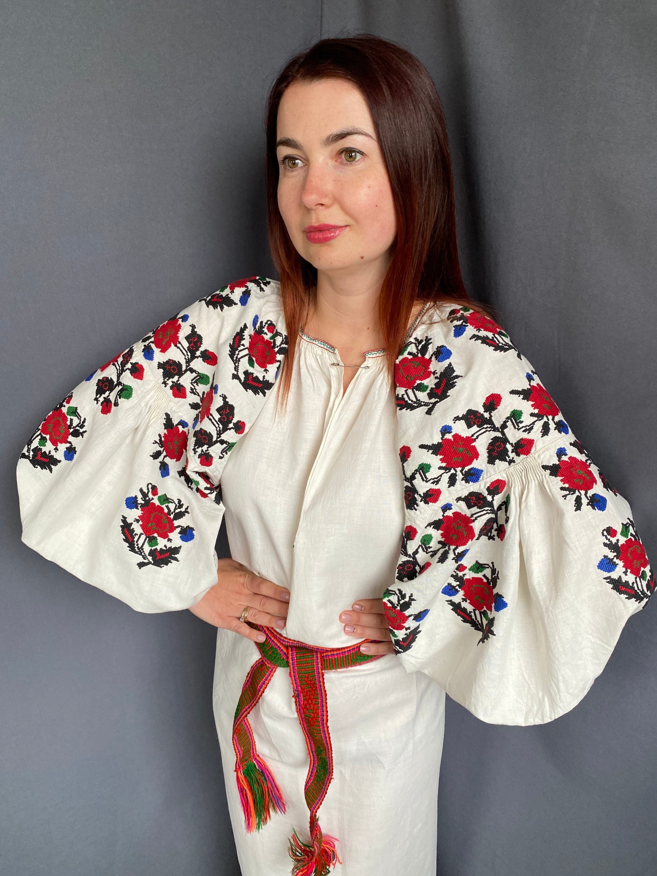 Artistic embroidery Embroidered dress Ukrainian dress Vintage | Etsy