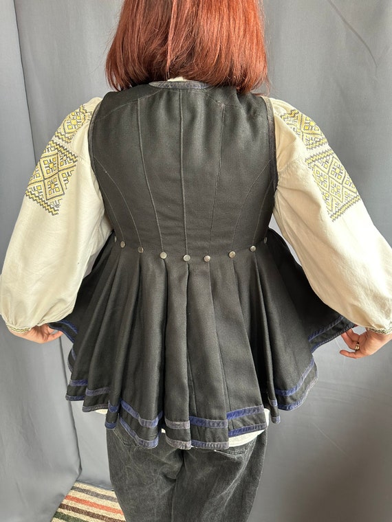 Vest Wool vest Embroidered vest Ukrainian jacket … - image 4