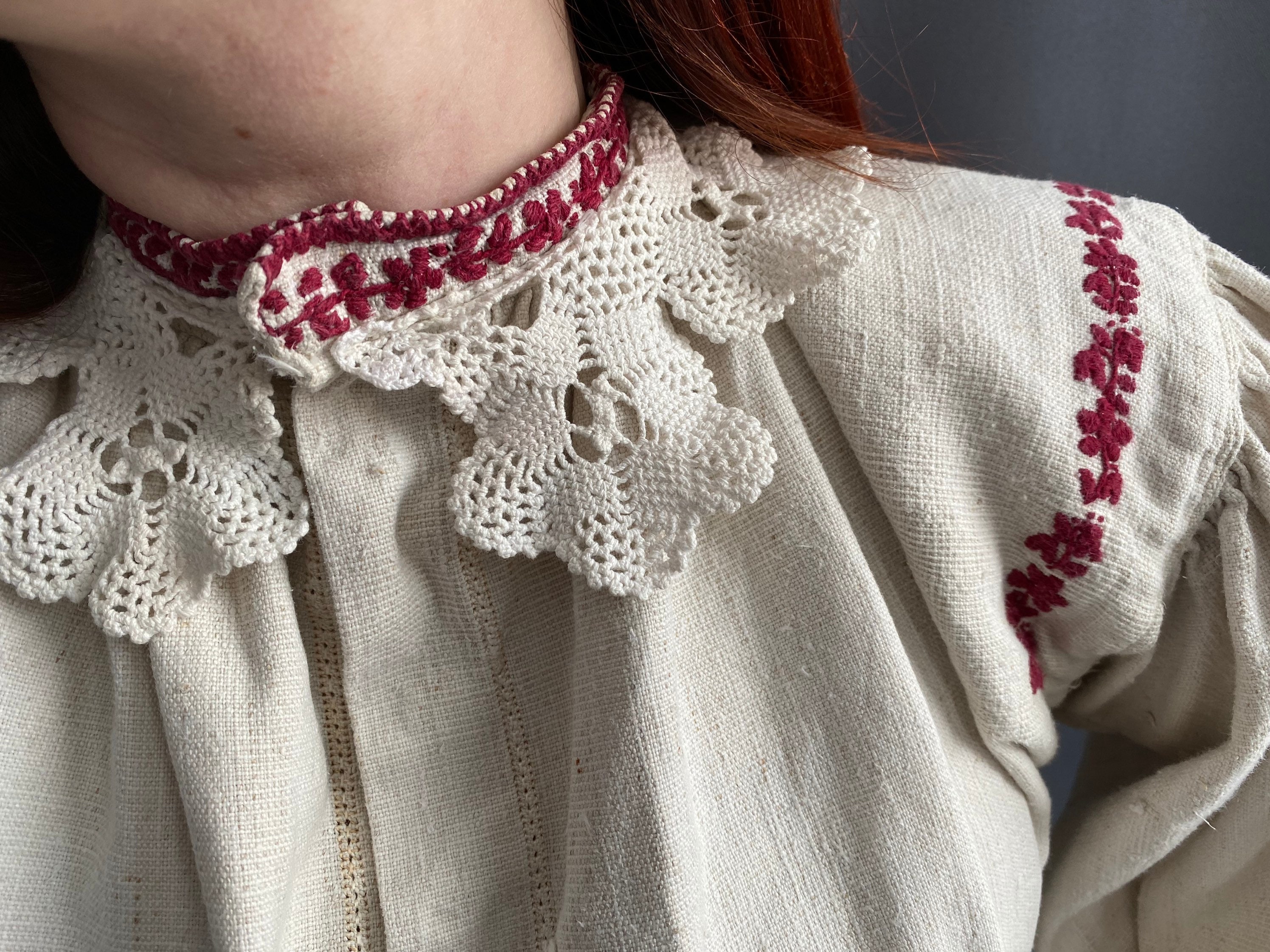 Romanian Blouse Antique Blouse Romanian Embroidery Embroidered