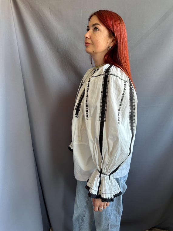 Louis Vuitton Style Romanian Blouse Sibiu Traditional