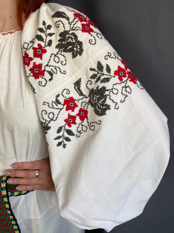 Embroidered dress Folk dress Ukrainian dress Line… - image 2