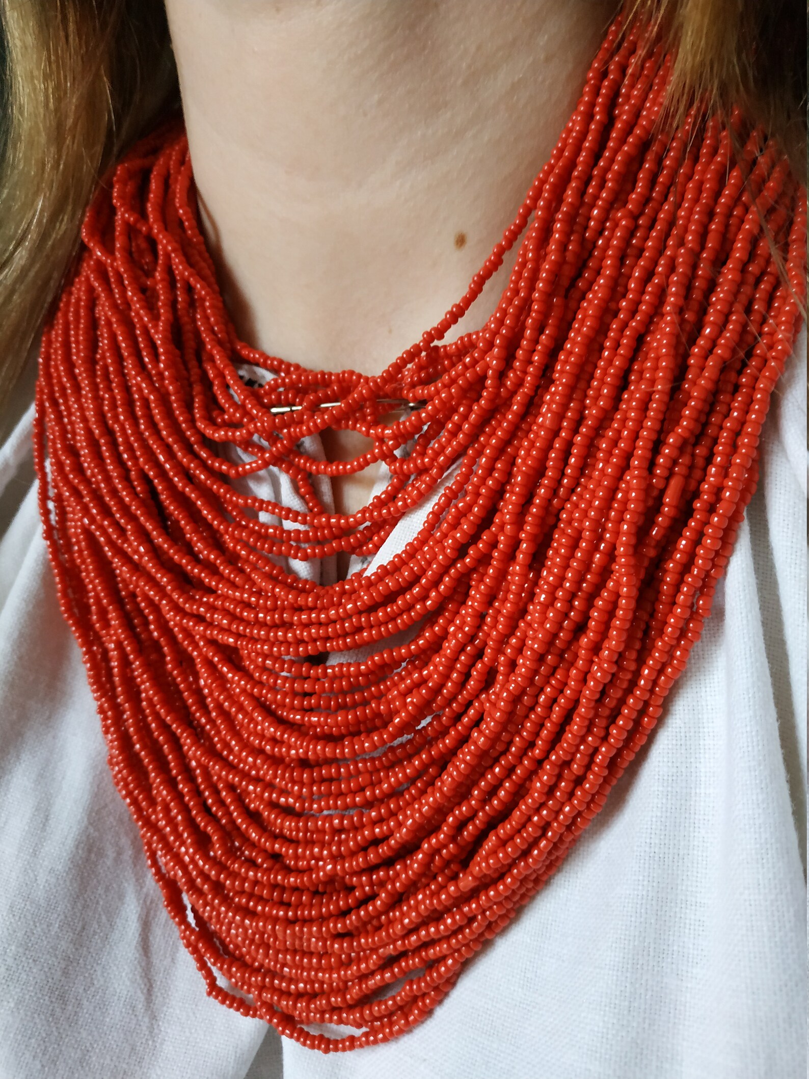 Ukrainian beads Women necklace Ukrainian jewelry Gift for her Etsy