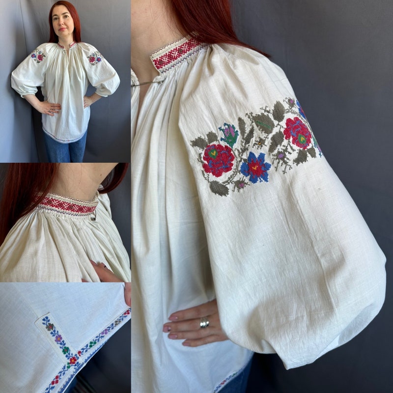Vintage Ethnic Printed Blouse
