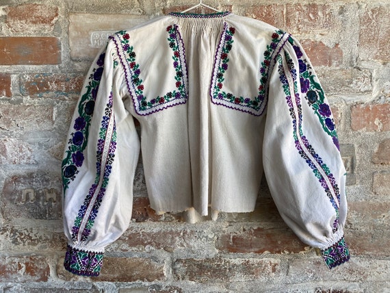 Romanian blouse Antique blouse Antique shirt Vint… - image 1