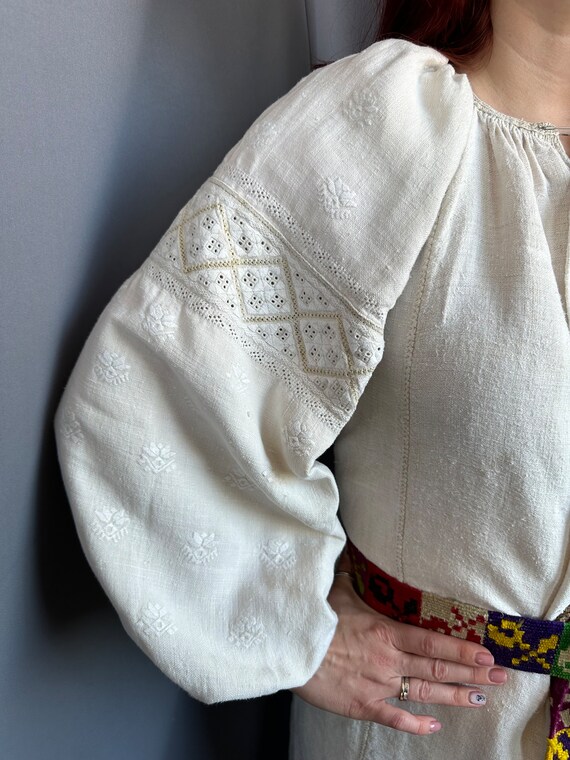 Embroidered dress Antique dress Ukrainian  embroi… - image 3