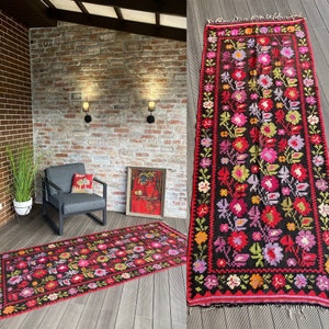 Woollen carpet Bessarabian Woolen kilim Wool Rug Carpet Handwoven carpet Farmhouse decor Old wool carpet Vintage charm