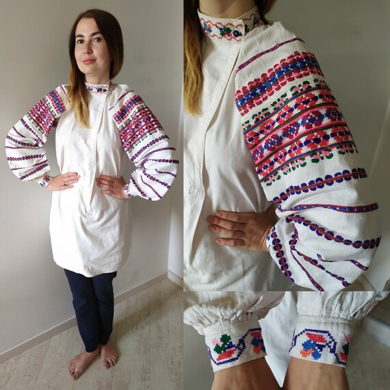 Interesting dress! Vyshyvanka Antique clothes Etni