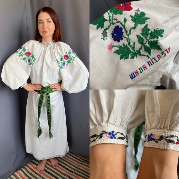 Pretty One Vyshyvanka Summer Dress Handmade Embroidering | Etsy