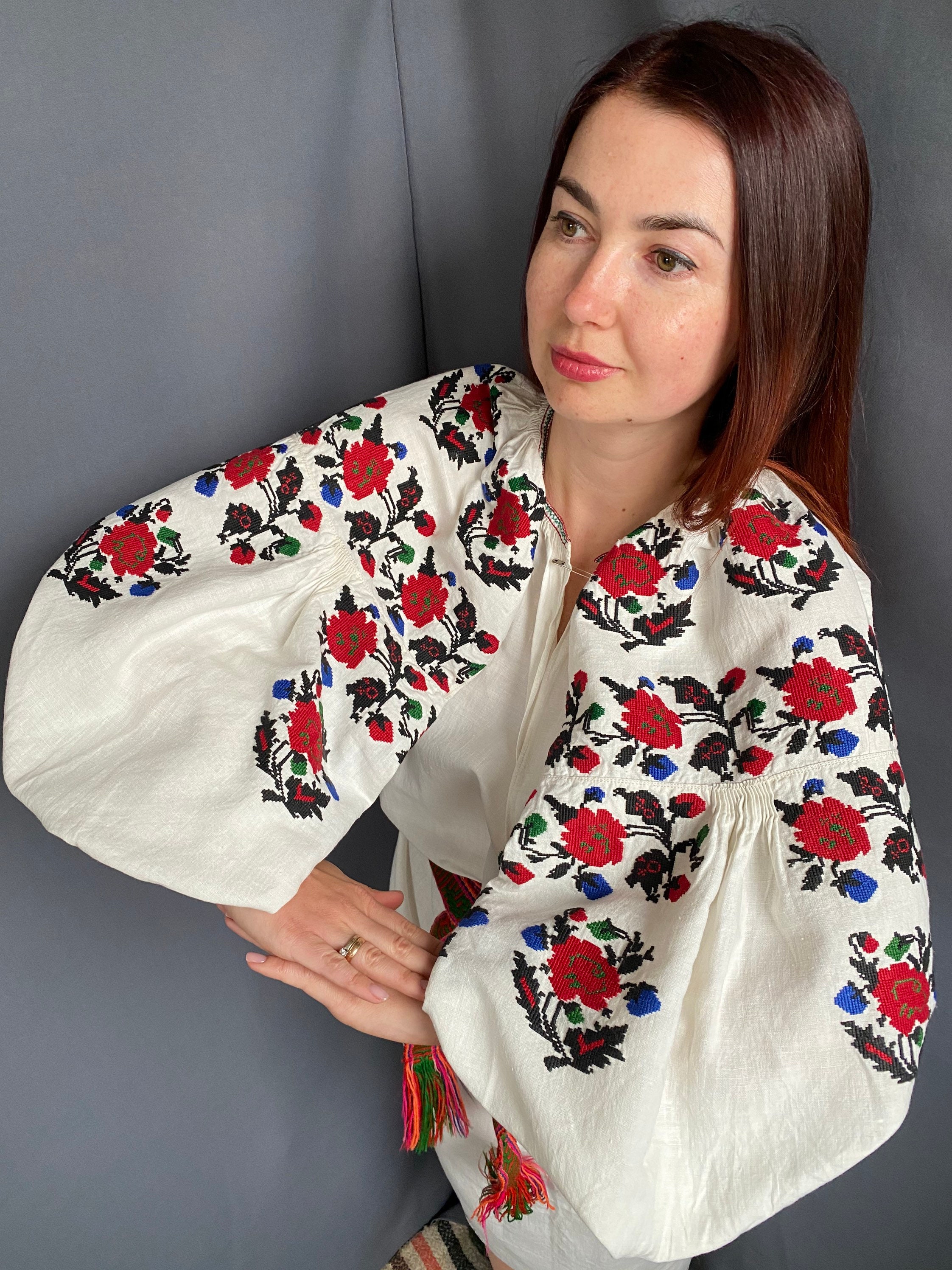 Artistic embroidery Embroidered dress Ukrainian dress Vintage | Etsy