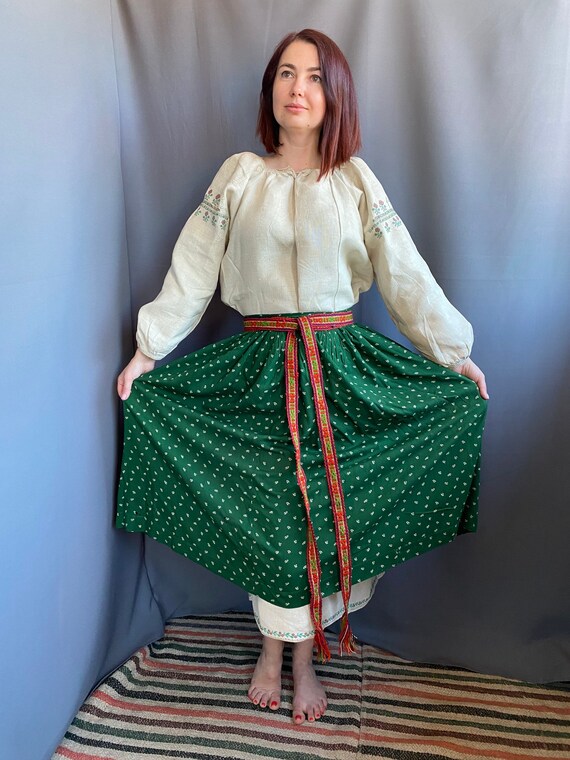 Romanian skirt Antique Skirt Vintage skirt Ukrain… - image 3