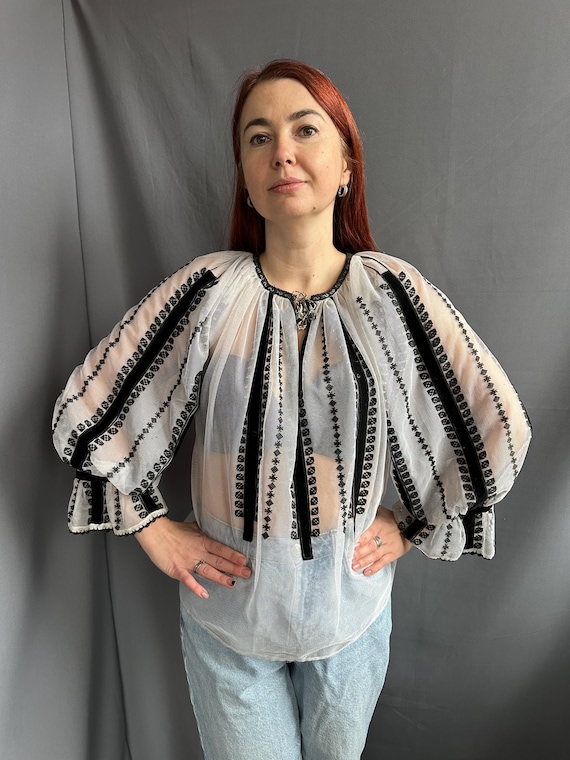 Louis Vuitton Style Romanian Blouse Sibiu Traditional Romanian