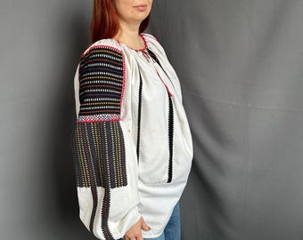 Romanian Blouse Embroidered Top Vintage Outfit Vintage Romanian