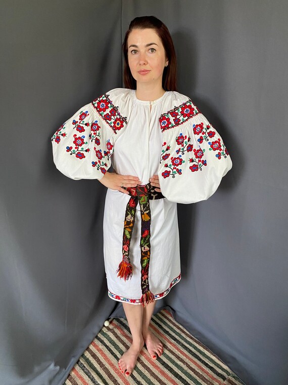 Embroidered dress Ukrainian dress Handmade vyshyv… - image 7