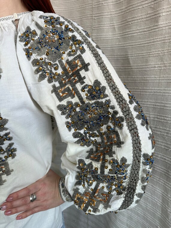 Romanian blouse Embroidered vintage blouse Chic f… - image 3