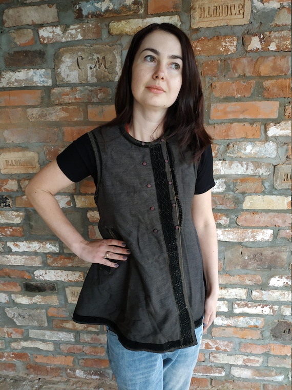 Vest Ukrainian vest Vintage vest Antique vest Folk