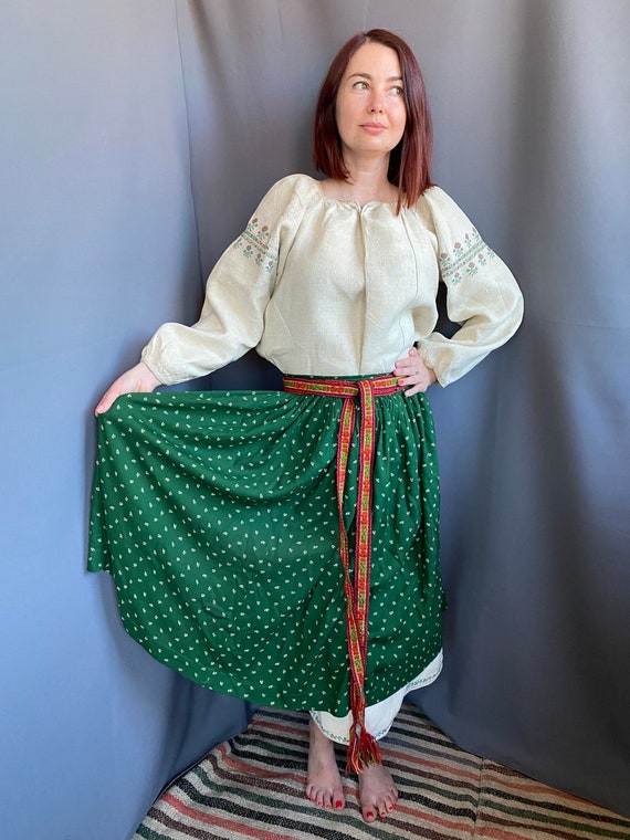 Romanian skirt Antique Skirt Vintage skirt Ukrain… - image 2