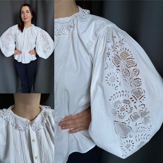 Reserved! Hungarian blouse Antique blouse Embroide