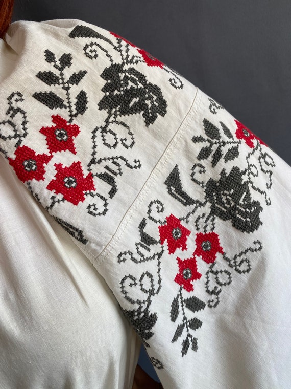 Embroidered dress Folk dress Ukrainian dress Line… - image 10