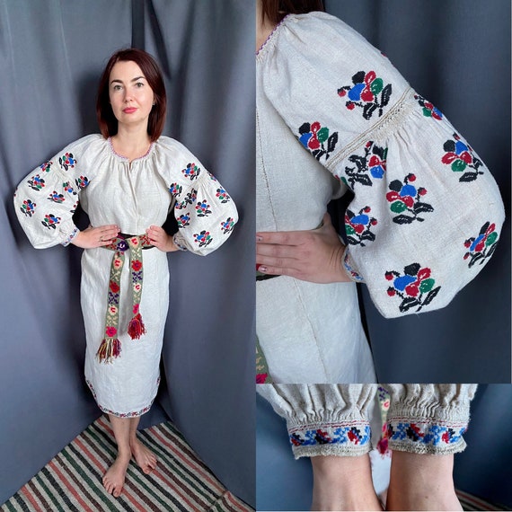 Feminine design Vyshyvanka vintageUkraine Embroidery Handmade | Etsy