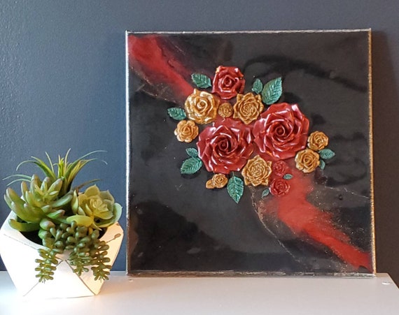 The Red Queen Alice In Wonderland Through The Looking Glass 3d Flowers Rose Bush Queen Of Hearts - 