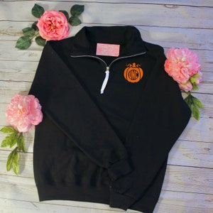 Hey pumpkin sweatshirt quarter zip Clearance