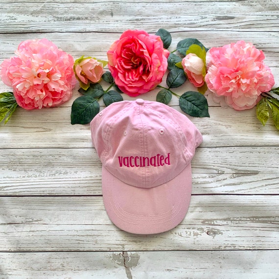 Vaccinated Embroidered Hat Custom 