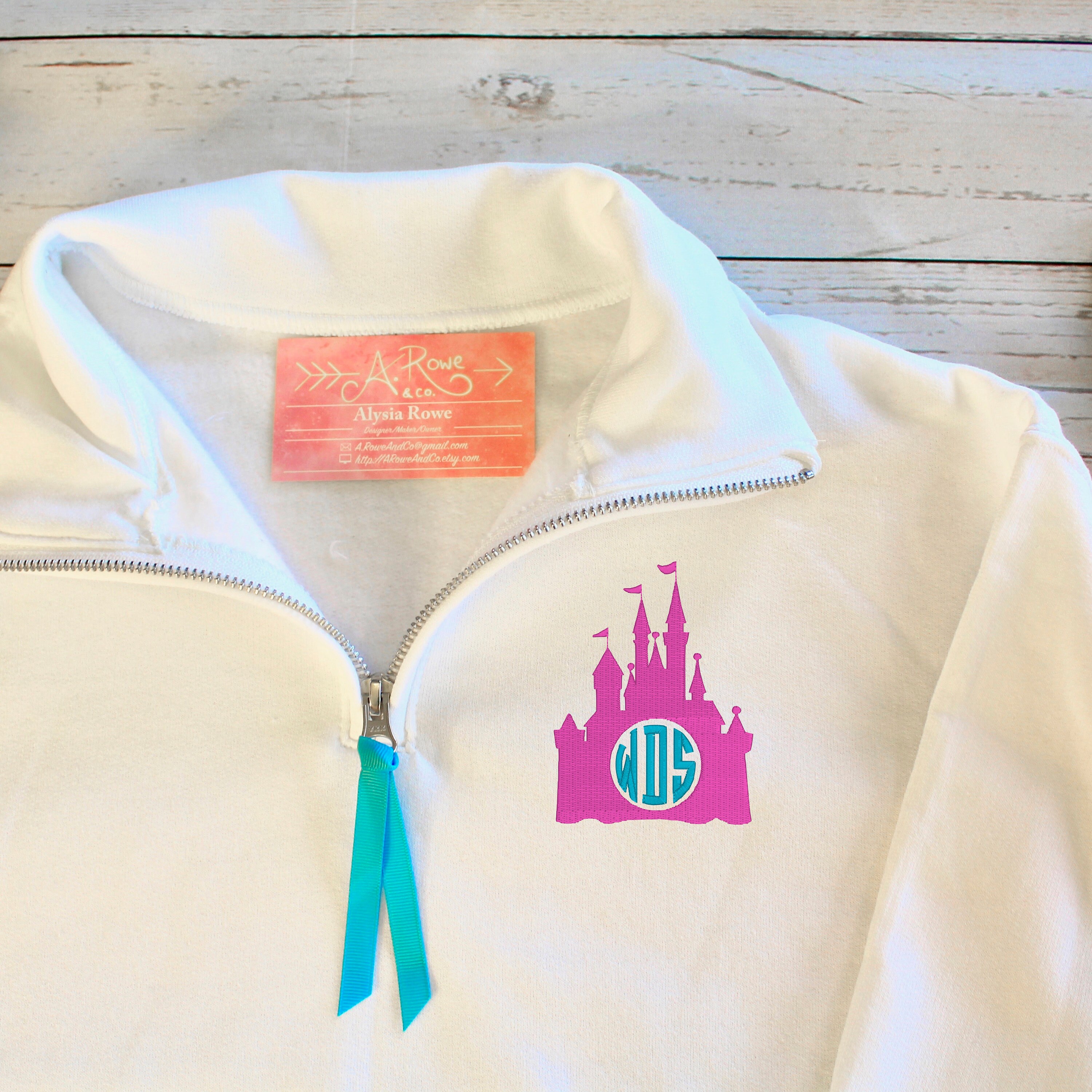 disney monogram sweatshirt