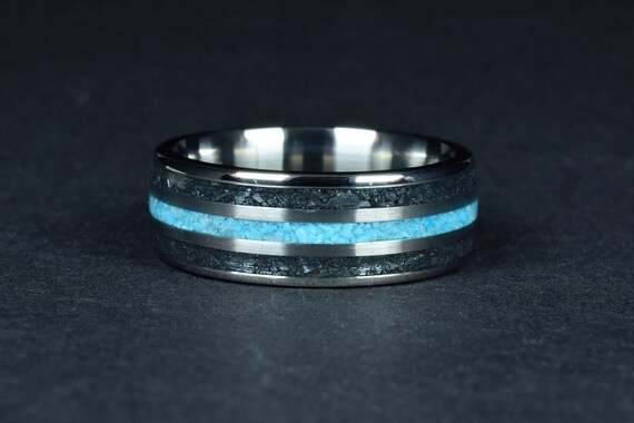 8mm titanium deals ring