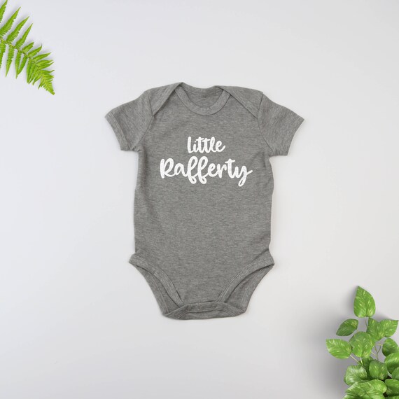 personalised name baby grow