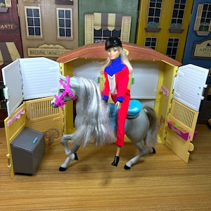 Barbie Horse Stable Etsy