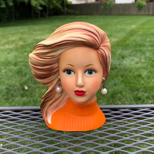 Vintage Head Vases Etsy