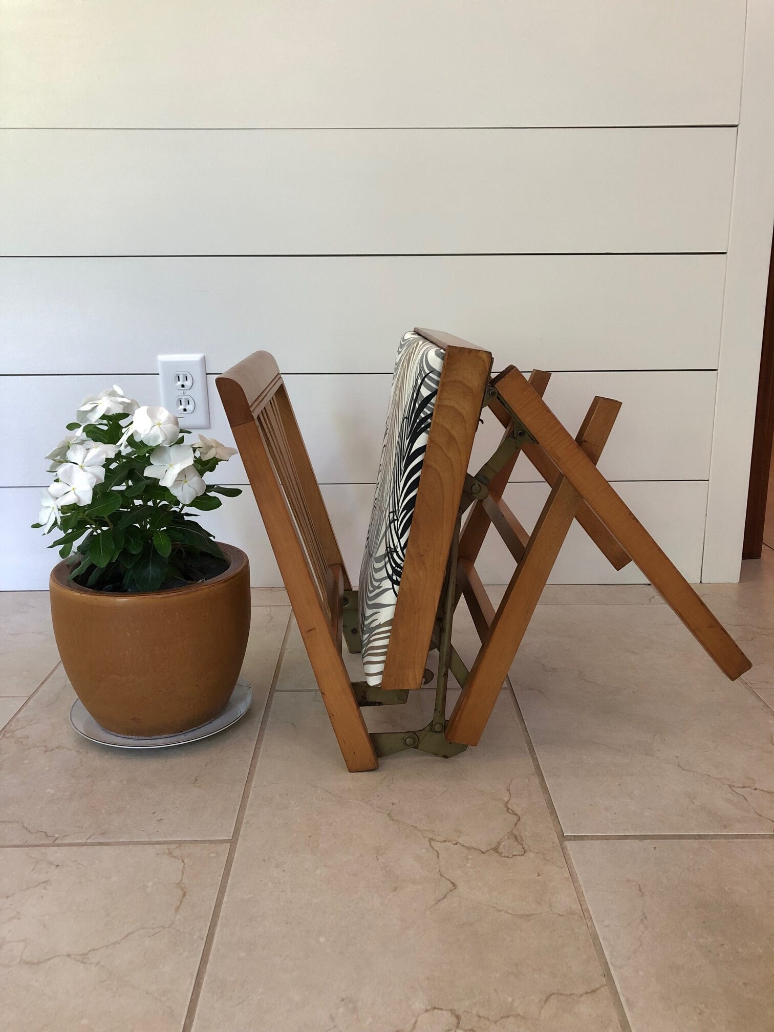 Leg-O-Matic　フォールディング　テーブル　ヴィンテージ　ビンテージ Leg-o-matic Chair, Mid Century Modern Folding Chair, Vintage