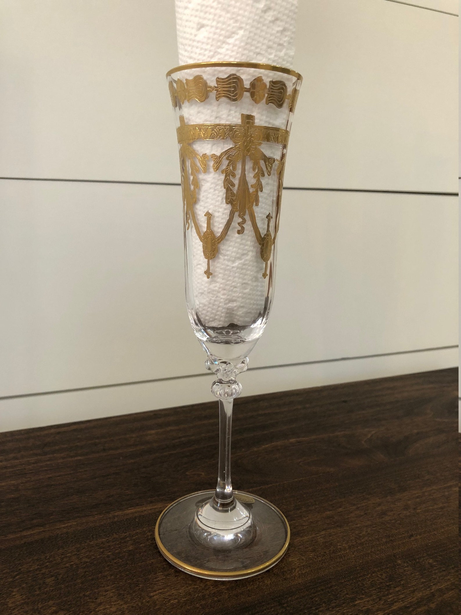 Murano Champagne Flutes Vintage Champagne Flutes Murano 24 Etsy