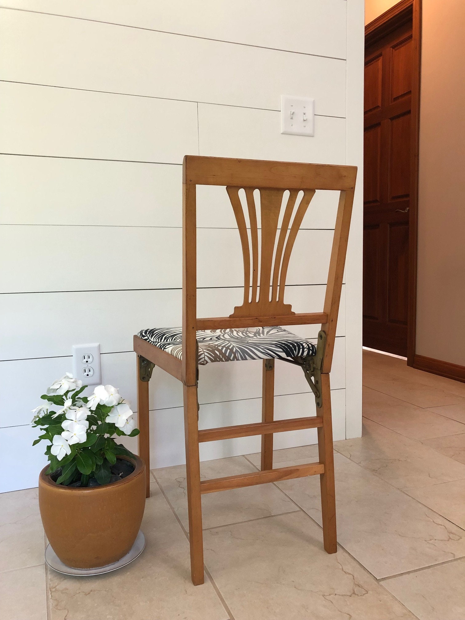 Leg-o-matic Chair, Mid Century Modern Folding Chair, Vintage