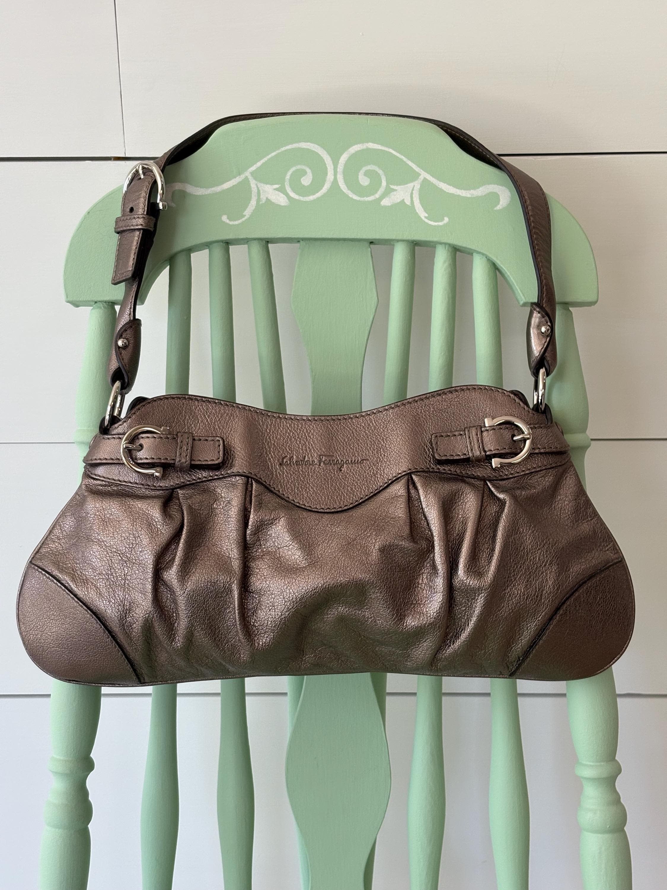 Vintage Salvatore Ferragamo Bag - Etsy