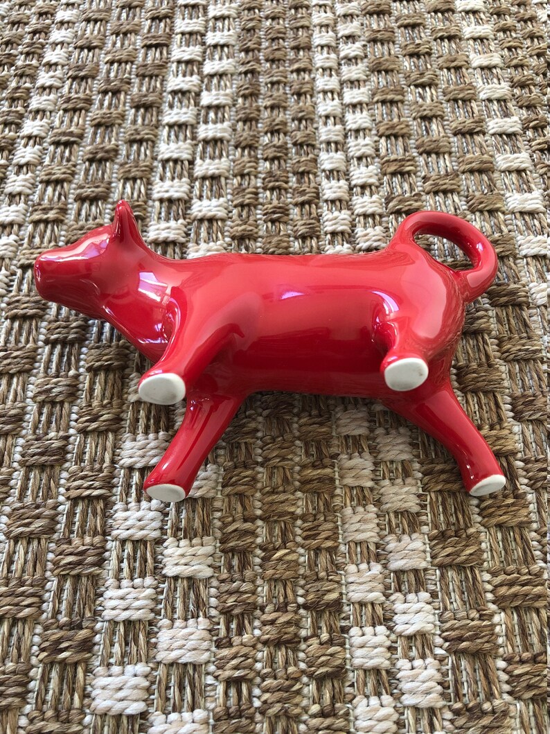 Pioneer Woman Cow Creamer Vintage Red Cow Creamer Vintage Etsy