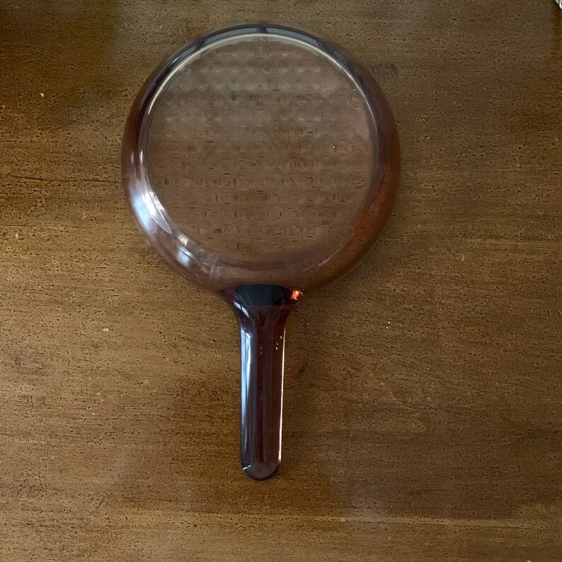 Visions Corning France Amber Glass 7 Inch Skillet Frying Pan Cookware
