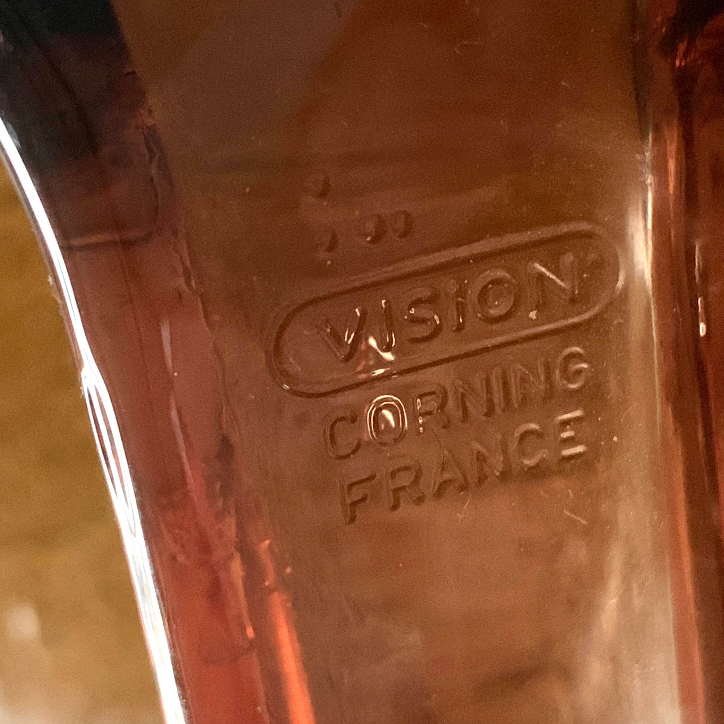 Visions Corning France Amber Glass 7 Inch Skillet Frying Pan Cookware