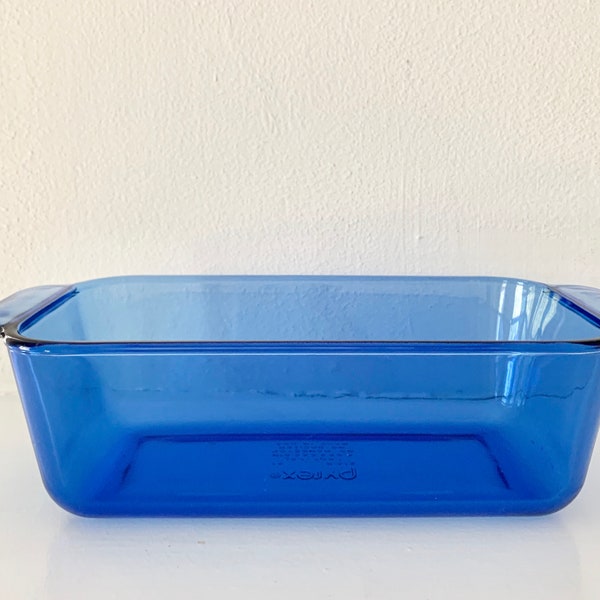 Pyrex Bread Pan Pyrex Loaf Pan 1.5 Quart Glass Pyrex Cookware Pyrex Bakeware Microwave Safe Vintage