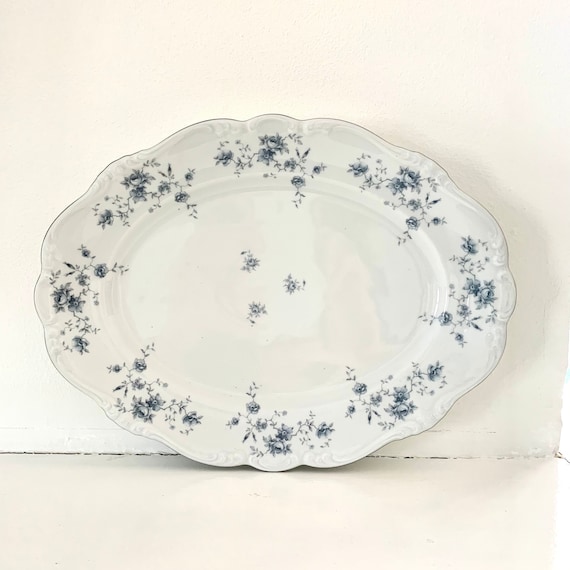 Johann Haviland Bavaria Germany Blue Garland Dinner Plates Johann Haviland Bavaria Germany Blue Garland Dinner Plates